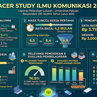 Hasil Tracer Study Ilmu Komunikasi UNPAK 2022