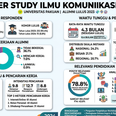 Hasil Tracer Study Ilmu Komunikasi UNPAK Lulusan 2023