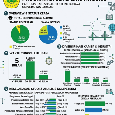 Hasil Tracer Study Sastra Inggris UNPAK 2020