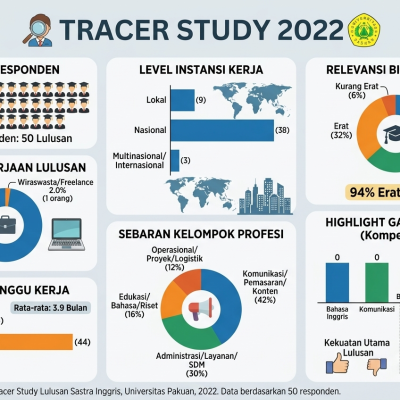 Hasil Tracer Study Sastra Inggris UNPAK 2022